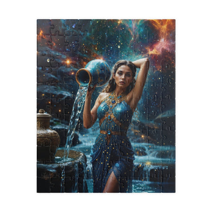 Puzzle - Aquarius Zodiac Artwork - LucyKay store