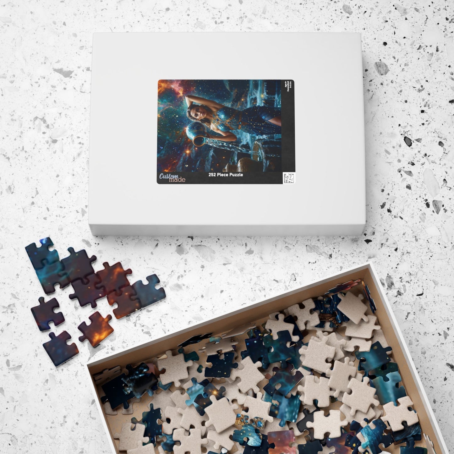 Puzzle - Aquarius Zodiac Artwork - LucyKay store