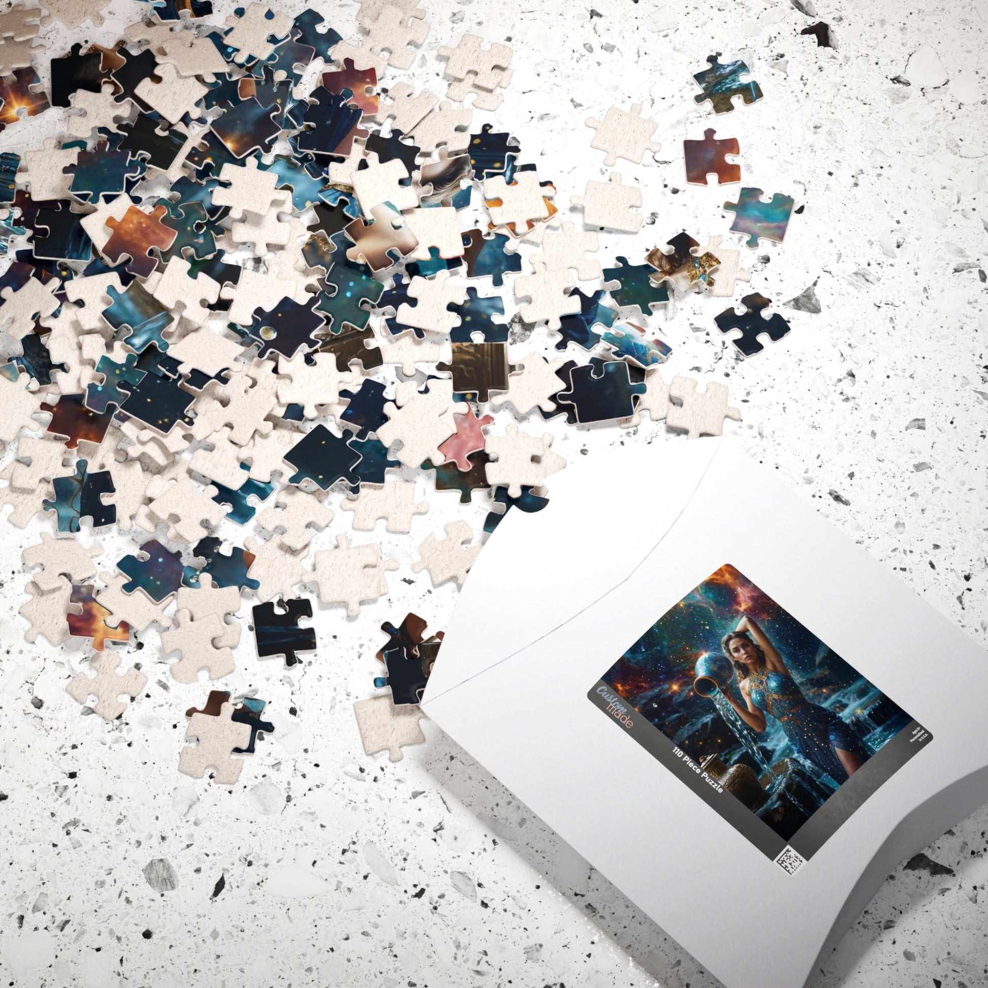 Puzzle - Aquarius Zodiac Artwork - LucyKay store