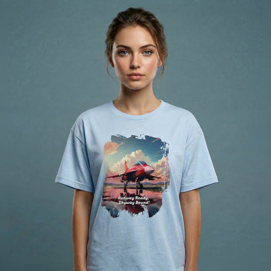Aviation T-Shirt Unisex - Vintage Plane Graphic Softstyle Tee - LucyKay store