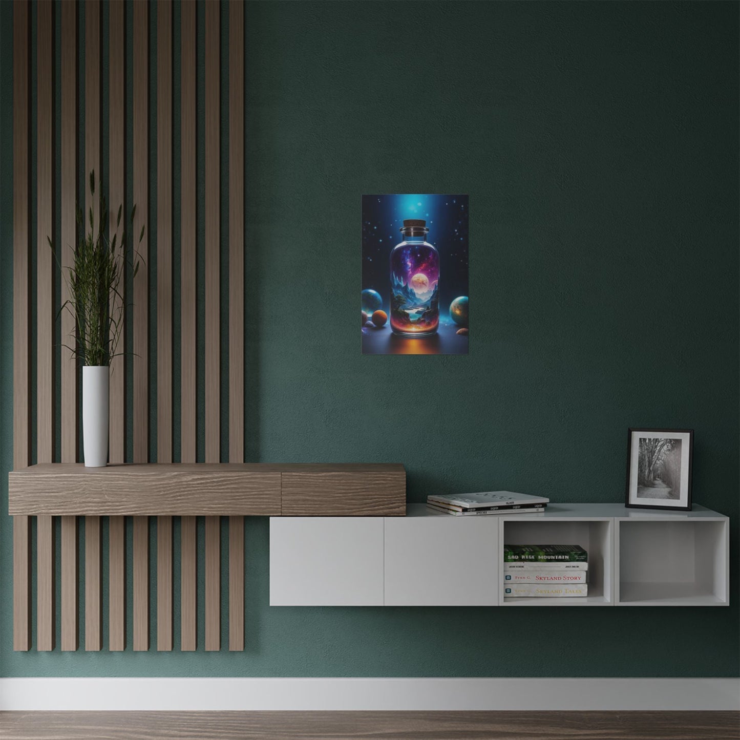 Satin Poster - Cosmic Fantasy Art - LucyKay store