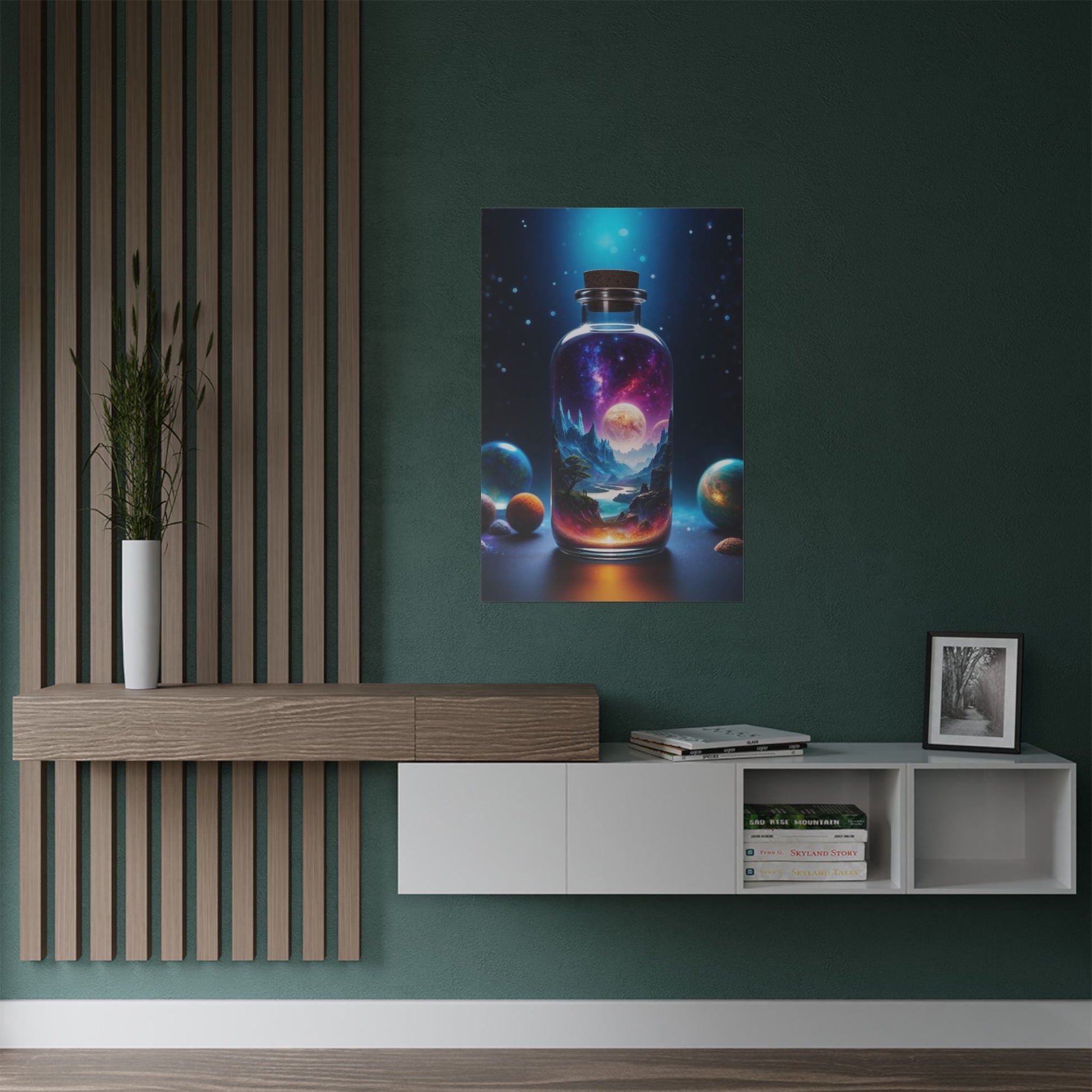 Satin Poster - Cosmic Fantasy Art - LucyKay store