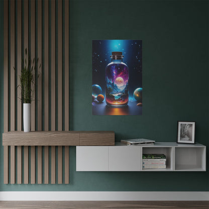 Satin Poster - Cosmic Fantasy Art - LucyKay store