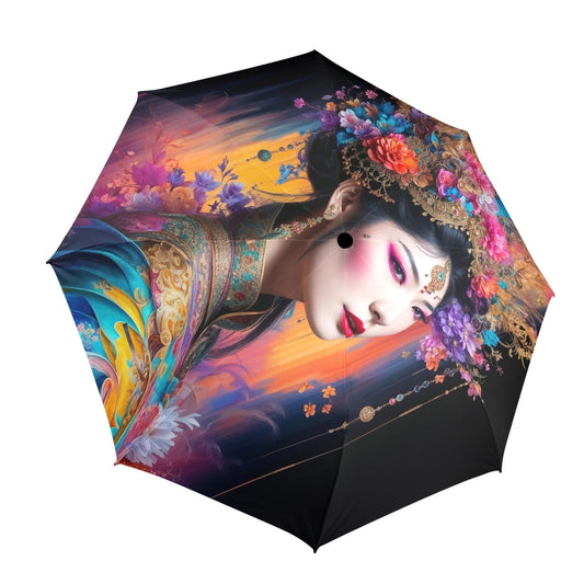 Semi - Automatic Foldable Umbrella - LucyKay store