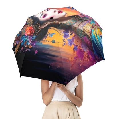 Semi - Automatic Foldable Umbrella - LucyKay store