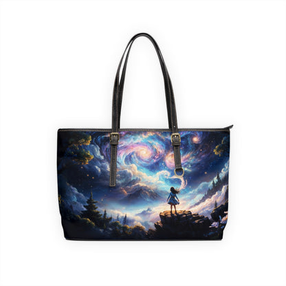 Shoulder Bag - Dreamy Landscape Painting with Little Girl - LucyKay store