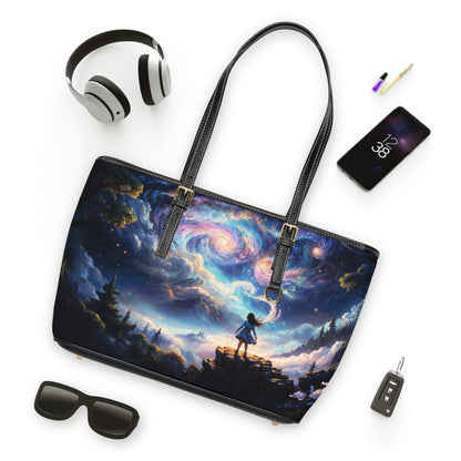 Shoulder Bag - Dreamy Landscape Painting with Little Girl - LucyKay store