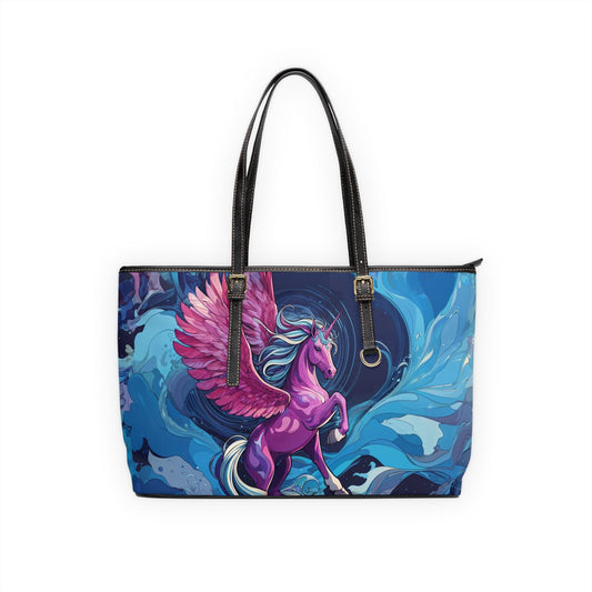 Shoulder Bag - Dreamy Pink Unicorn Illustration - LucyKay store