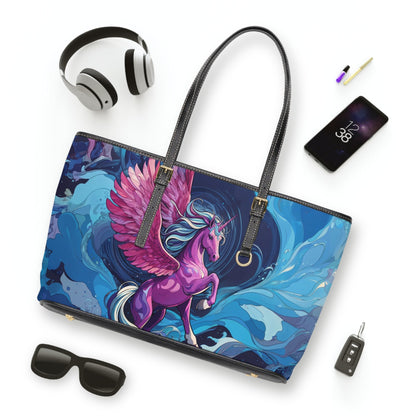 Shoulder Bag - Dreamy Pink Unicorn Illustration - LucyKay store