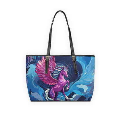 Shoulder Bag - Dreamy Pink Unicorn Illustration - LucyKay store