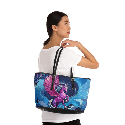 Shoulder Bag - Dreamy Pink Unicorn Illustration - LucyKay store