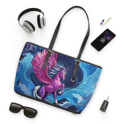Shoulder Bag - Dreamy Pink Unicorn Illustration - LucyKay store