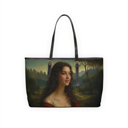 Shoulder Bag - Renaissance Style Mysterious Woman Painting - LucyKay store