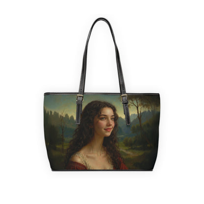 Shoulder Bag - Renaissance Style Mysterious Woman Painting - LucyKay store