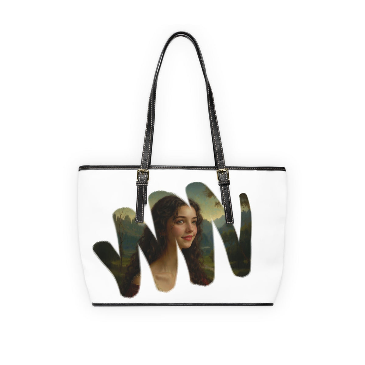 Shoulder Bag - Renaissance Style Painting of Mysterious Woman - LucyKay store