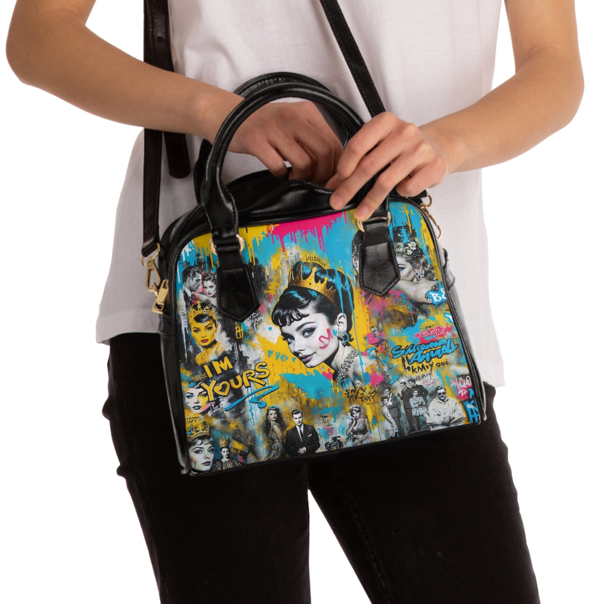 Shoulder Handbag - Audrey Hepburn - LucyKay store