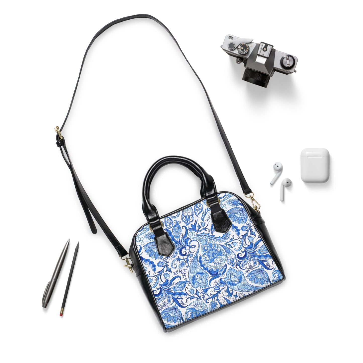 Shoulder Handbag - Blueprint - LucyKay store