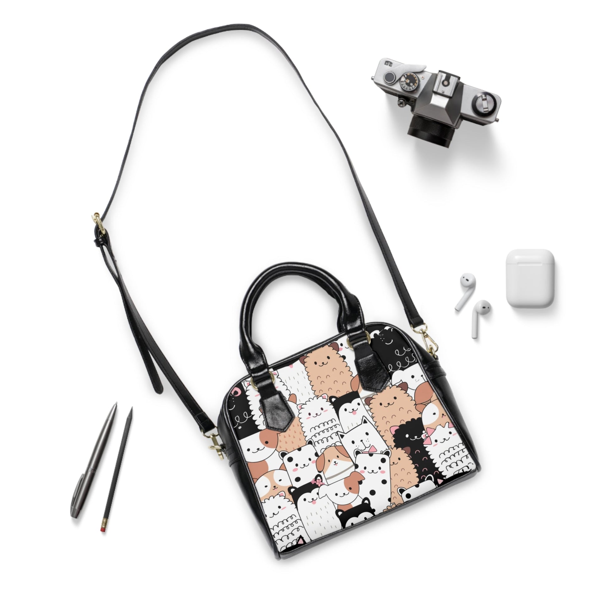 Shoulder Handbag - Cats and Dogs - LucyKay store