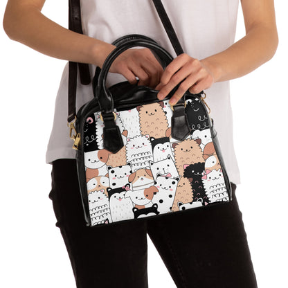 Shoulder Handbag - Cats and Dogs - LucyKay store