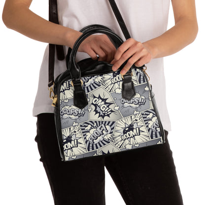 Shoulder Handbag - Comic book Pattern - LucyKay store