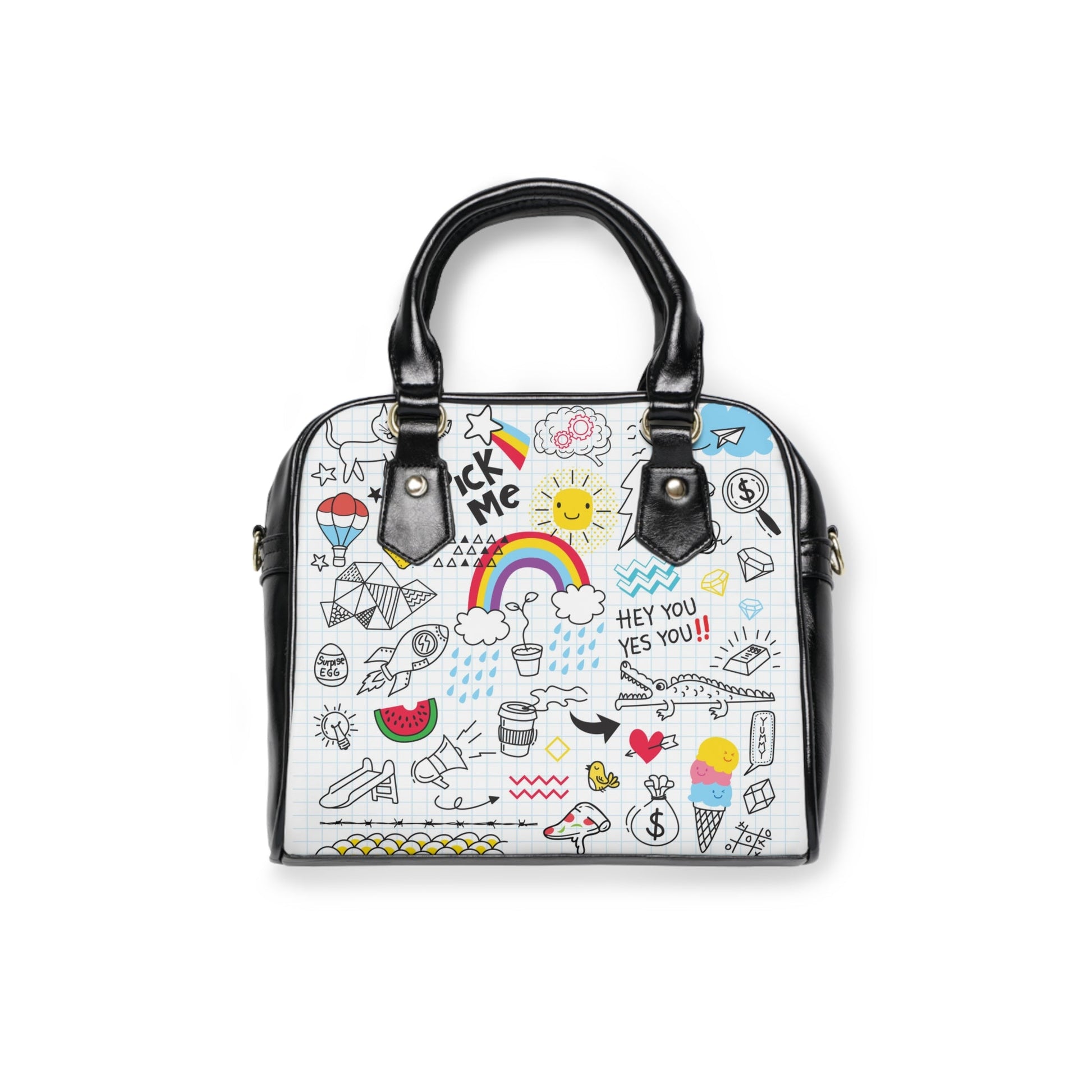 Shoulder Handbag - Doodles - LucyKay store