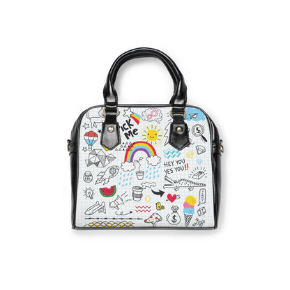 Shoulder Handbag - Doodles - LucyKay store