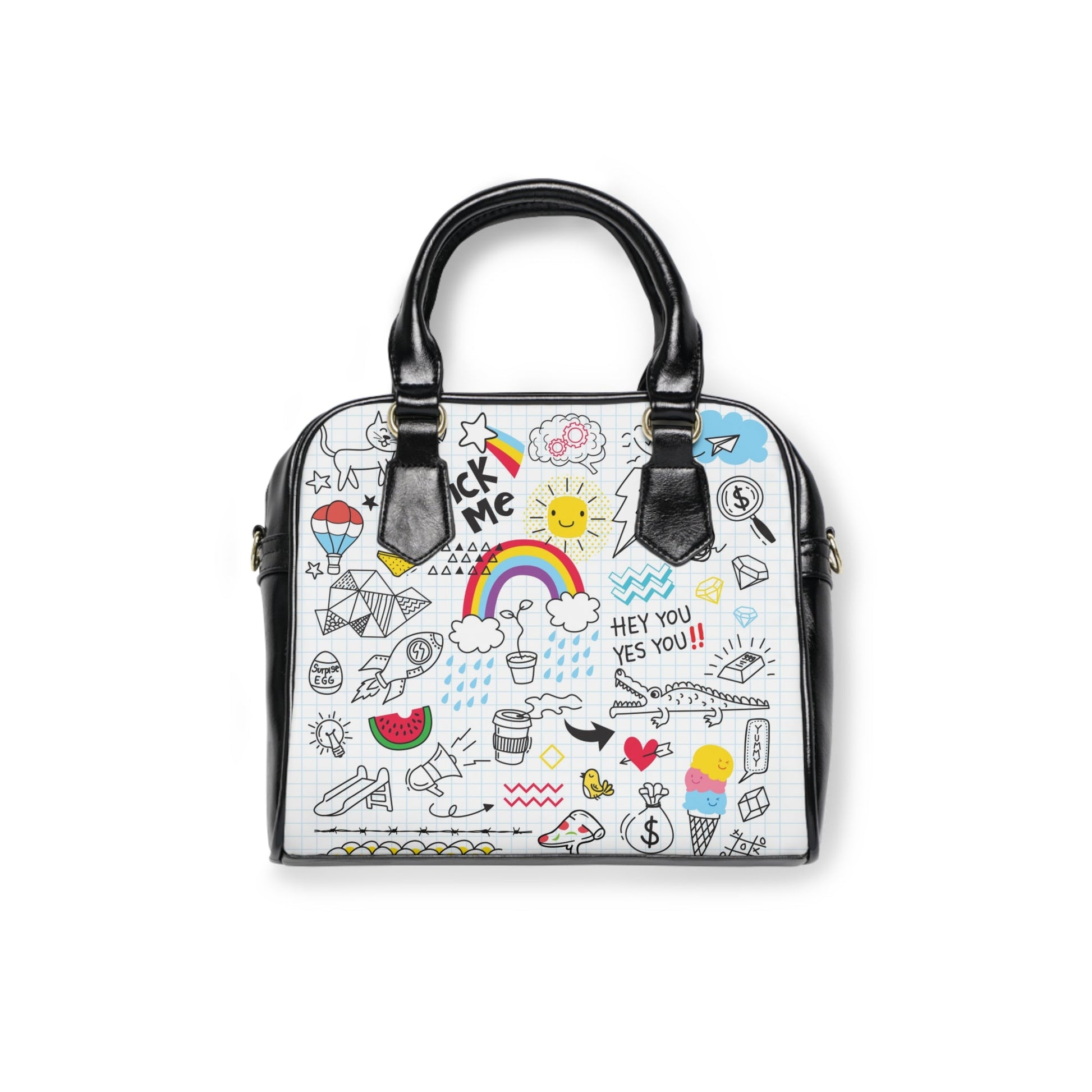 Shoulder Handbag - Doodles - LucyKay store