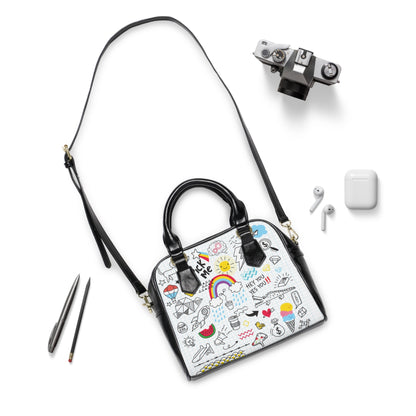 Shoulder Handbag - Doodles - LucyKay store
