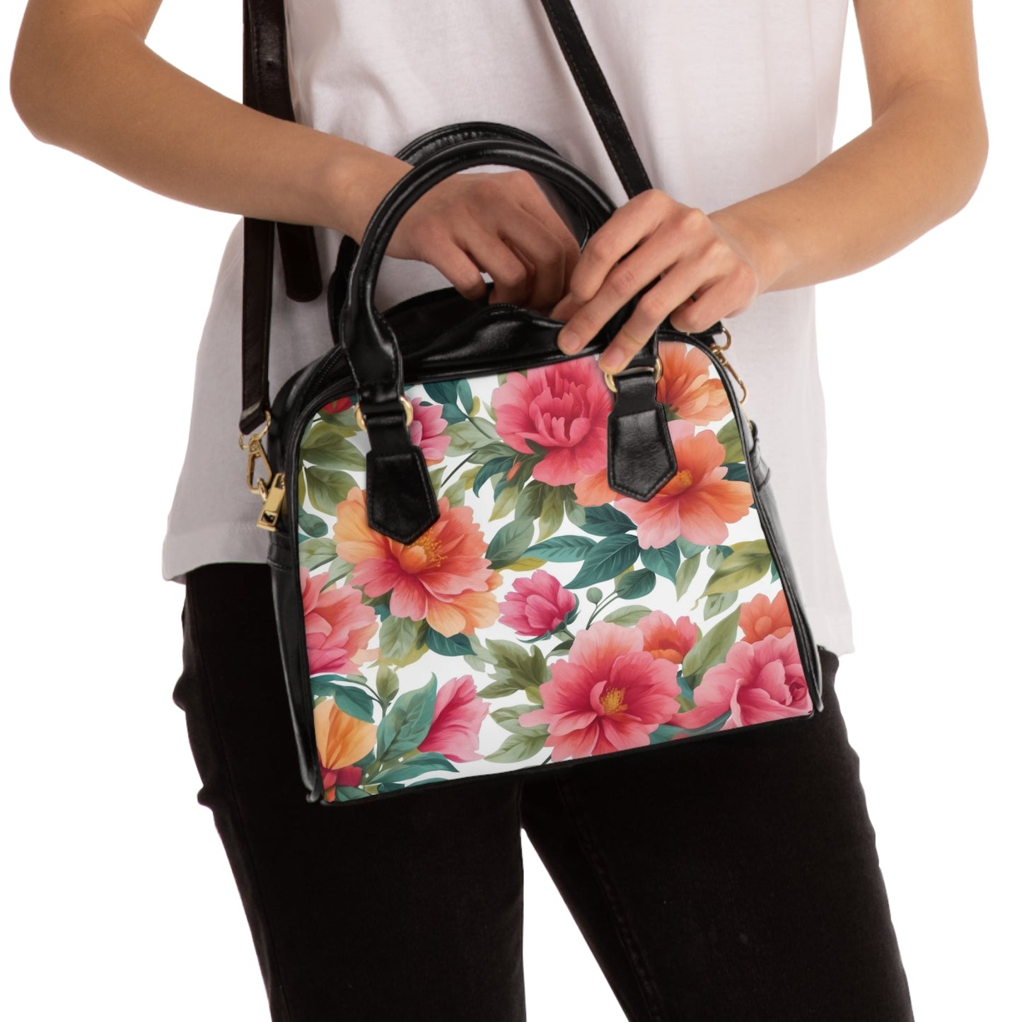 Shoulder Handbag - Floral - LucyKay store