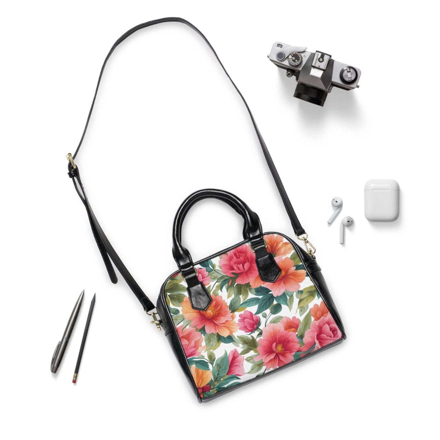 Shoulder Handbag - Floral - LucyKay store