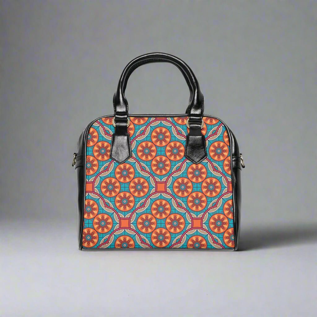 Vibrant Patterned Small Shoulder Handbag - LucyKay store
