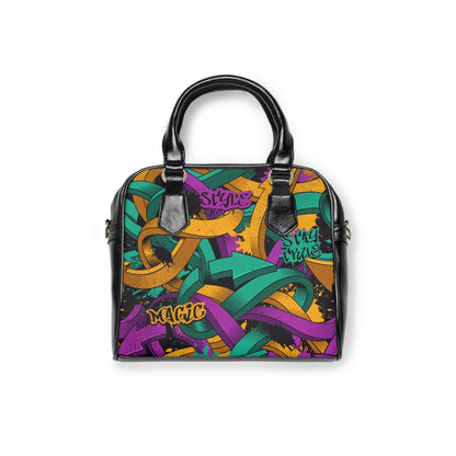 Shoulder Handbag - Urban Graffiti Chic - LucyKay store