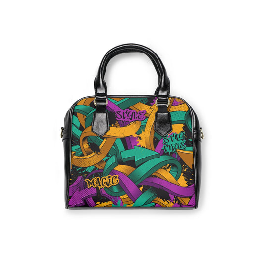 Shoulder Handbag - Urban Graffiti Chic - LucyKay store