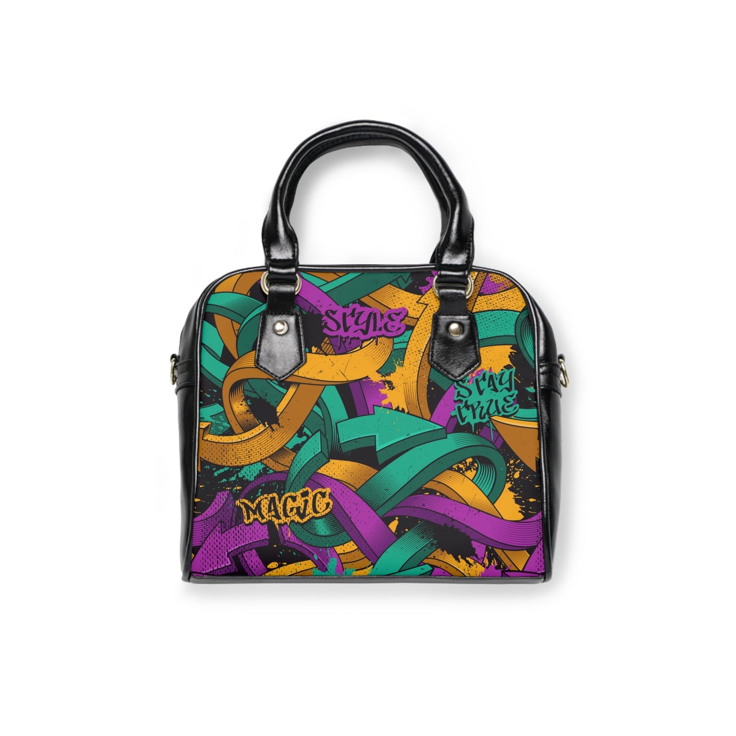 Shoulder Handbag - Urban Graffiti Chic - LucyKay store