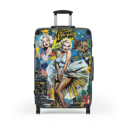 Marilyn Monroe Suitcase - Pop Art Travel Luggage - LucyKay store