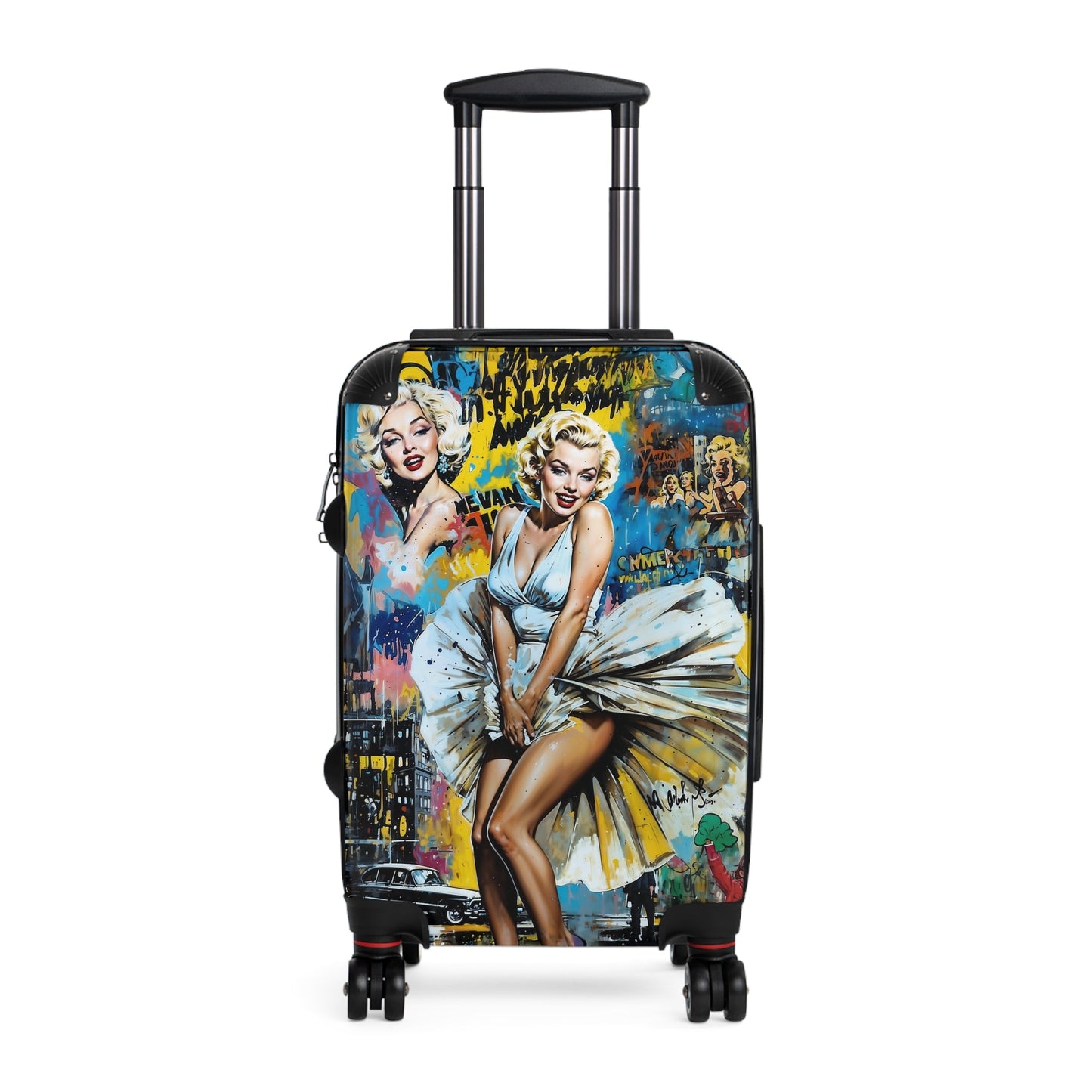 Marilyn Monroe Suitcase - Pop Art Travel Luggage - LucyKay store