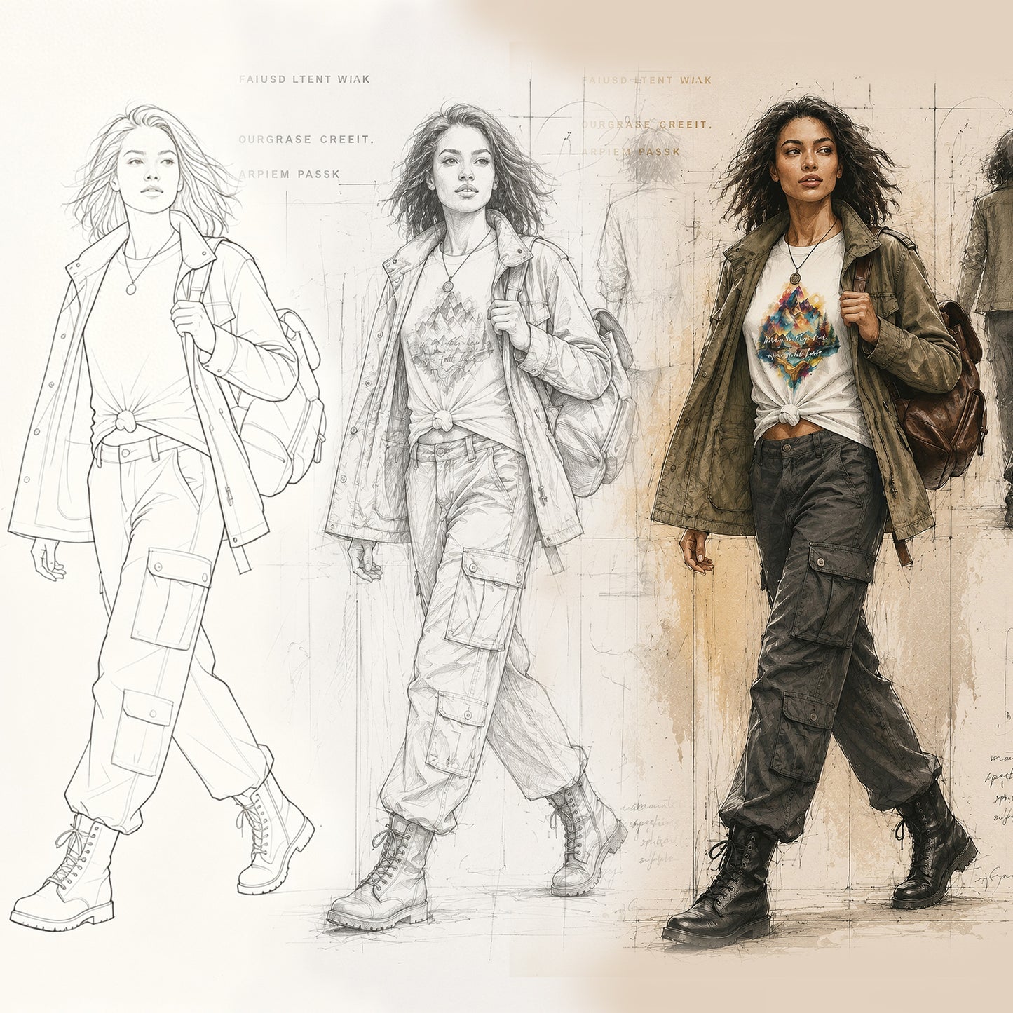 Urban Streetwear Fashion Illustration Bundle