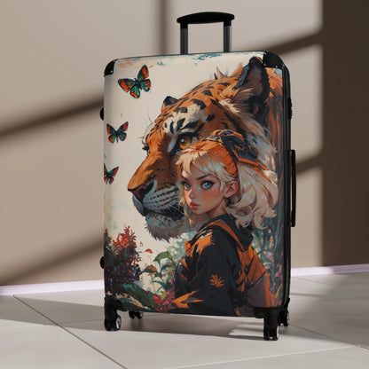 Anime Tiger Suitcase - Bold Travel Luggage - LucyKay store