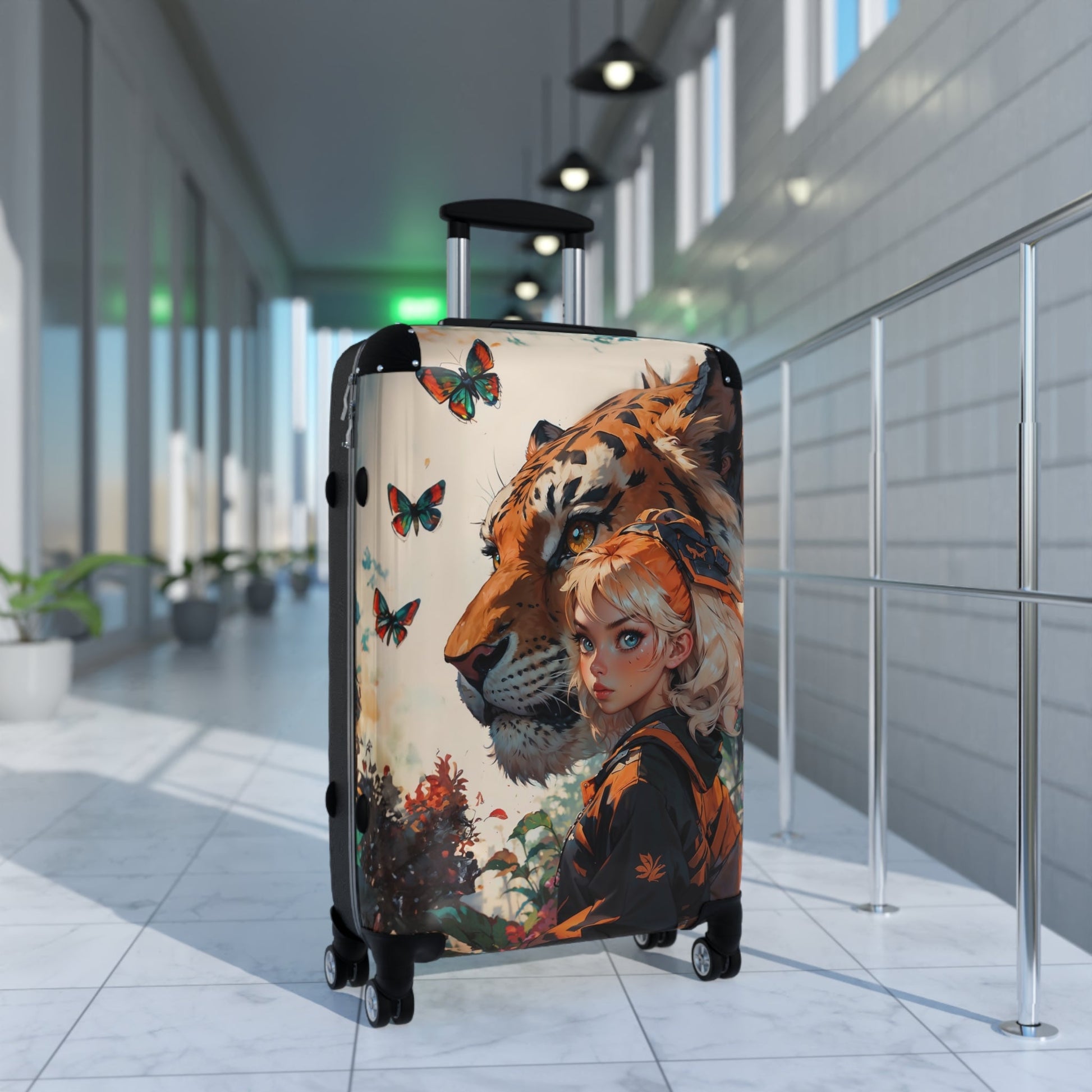 Anime Tiger Suitcase - Bold Travel Luggage - LucyKay store