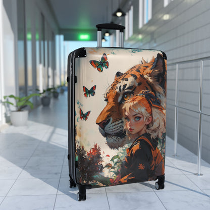 Anime Tiger Suitcase - Bold Travel Luggage - LucyKay store