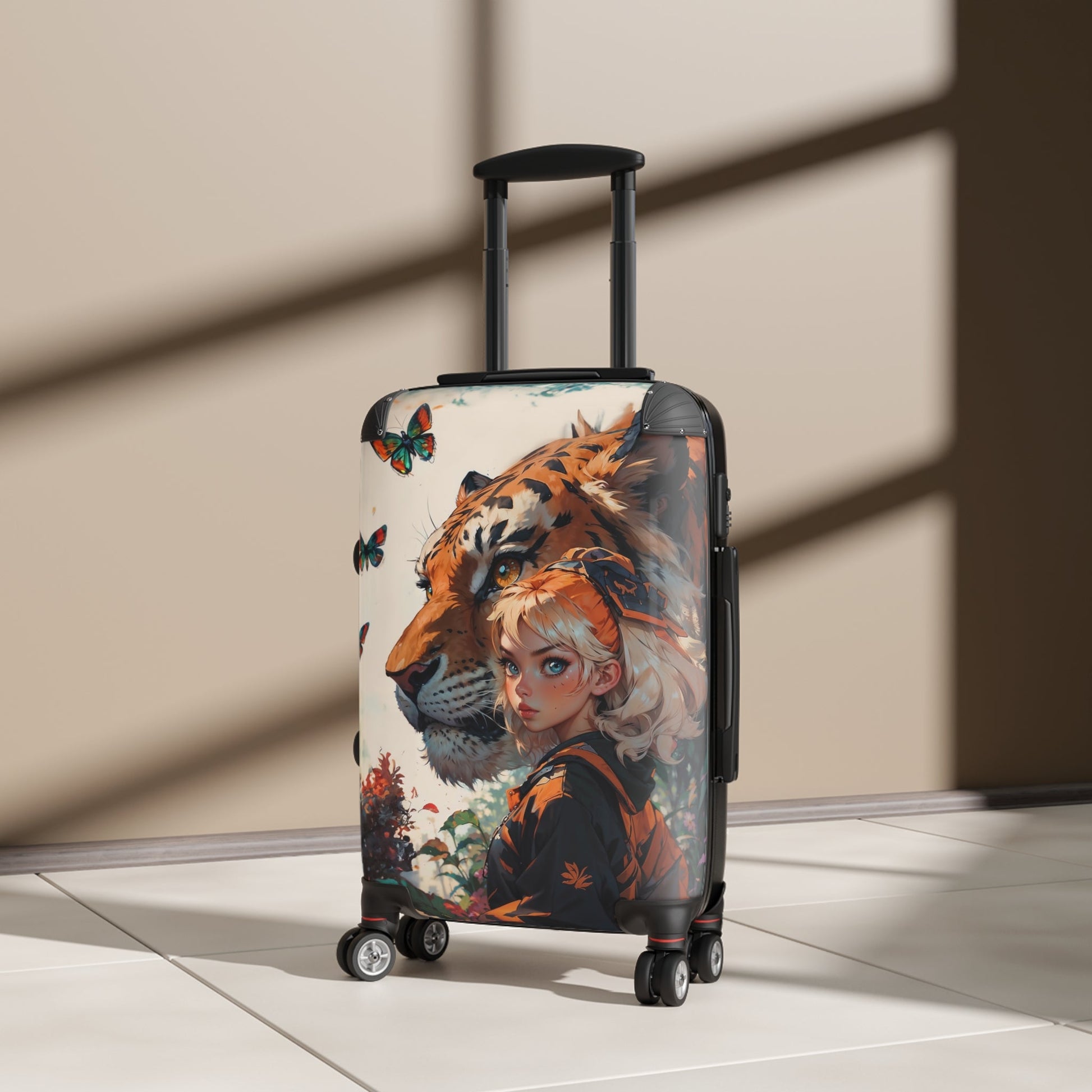 Anime Tiger Suitcase - Bold Travel Luggage - LucyKay store