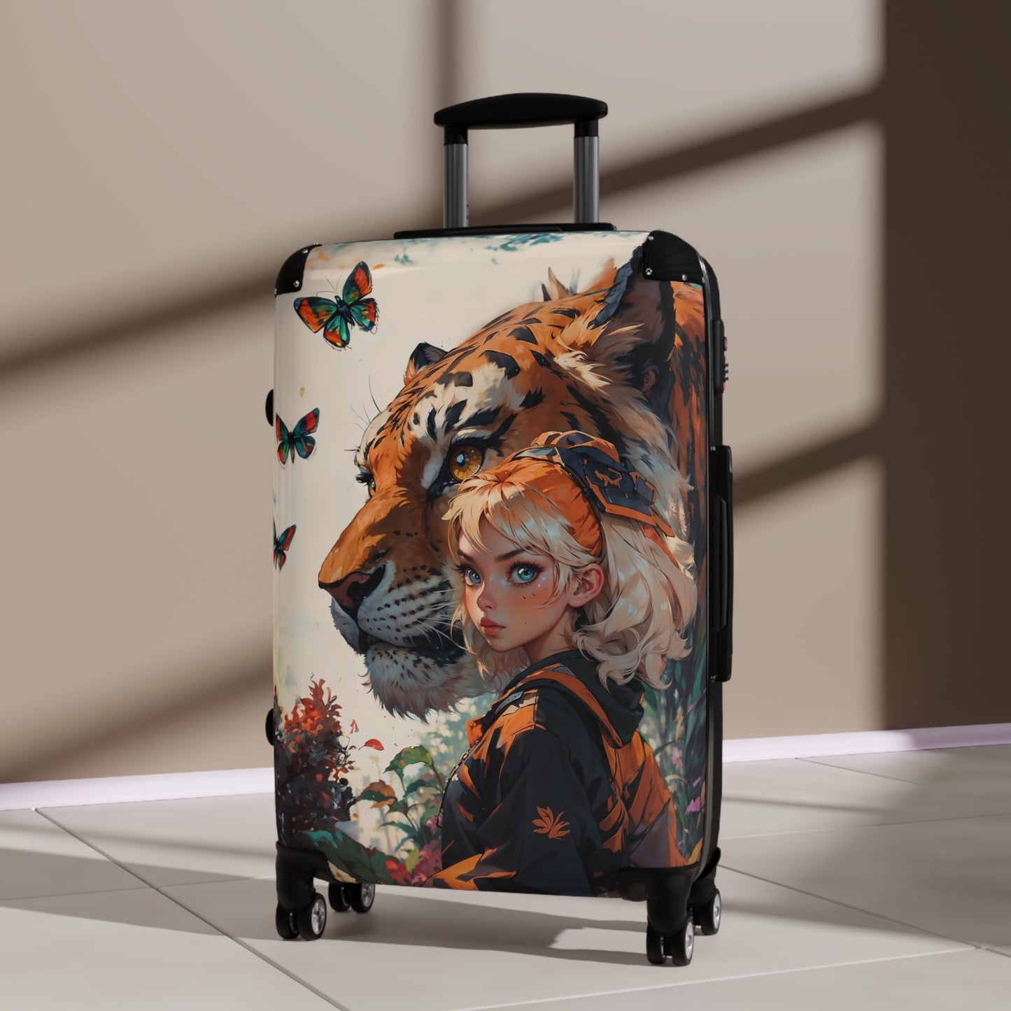 Anime Tiger Suitcase - Bold Travel Luggage - LucyKay store