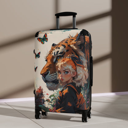 Anime Tiger Suitcase - Bold Travel Luggage - LucyKay store
