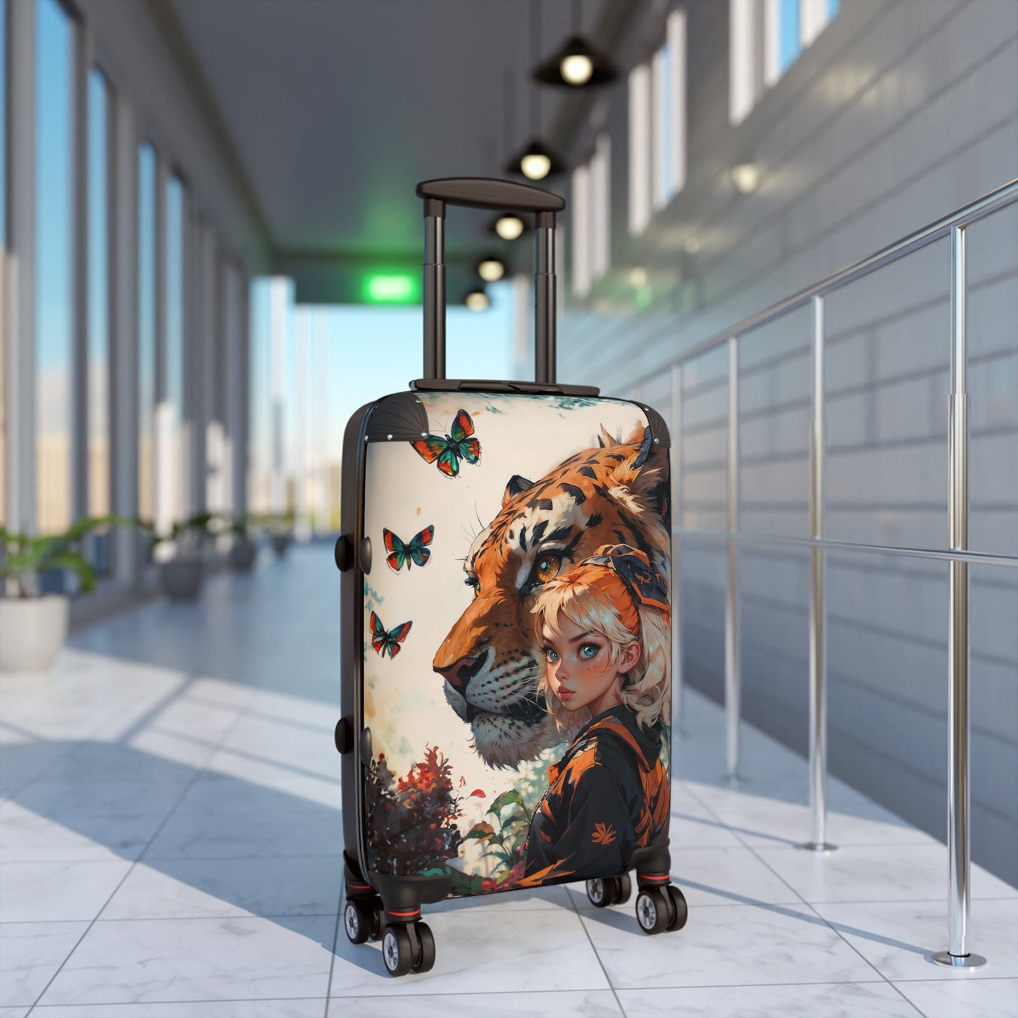 Anime Tiger Suitcase - Bold Travel Luggage - LucyKay store