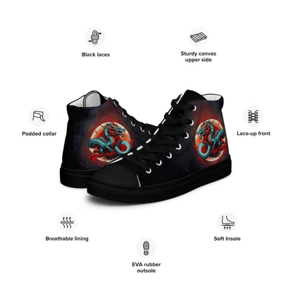 Unisex high top canvas shoes - LucyKay store