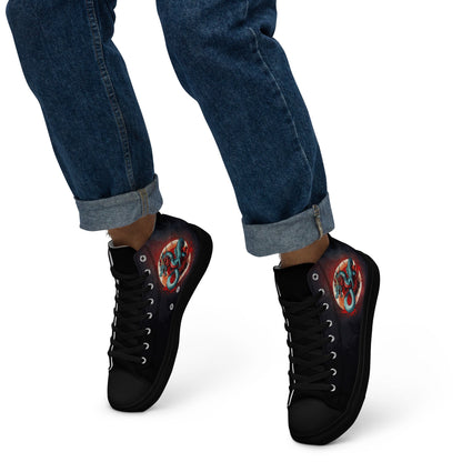 Unisex high top canvas shoes - LucyKay store
