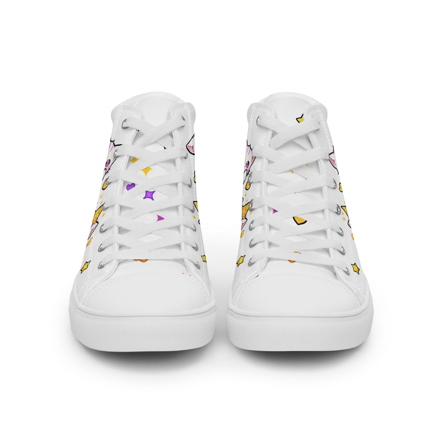 Unisex High top canvas shoes - Cute Cats - LucyKay store