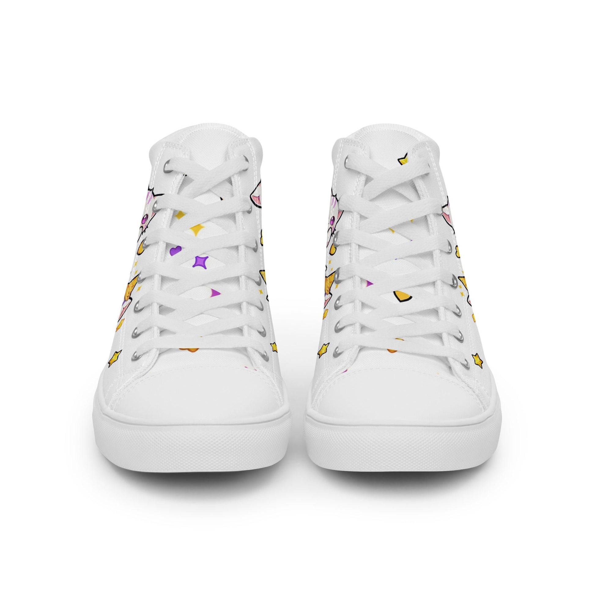 Unisex High top canvas shoes - Cute Cats - LucyKay store