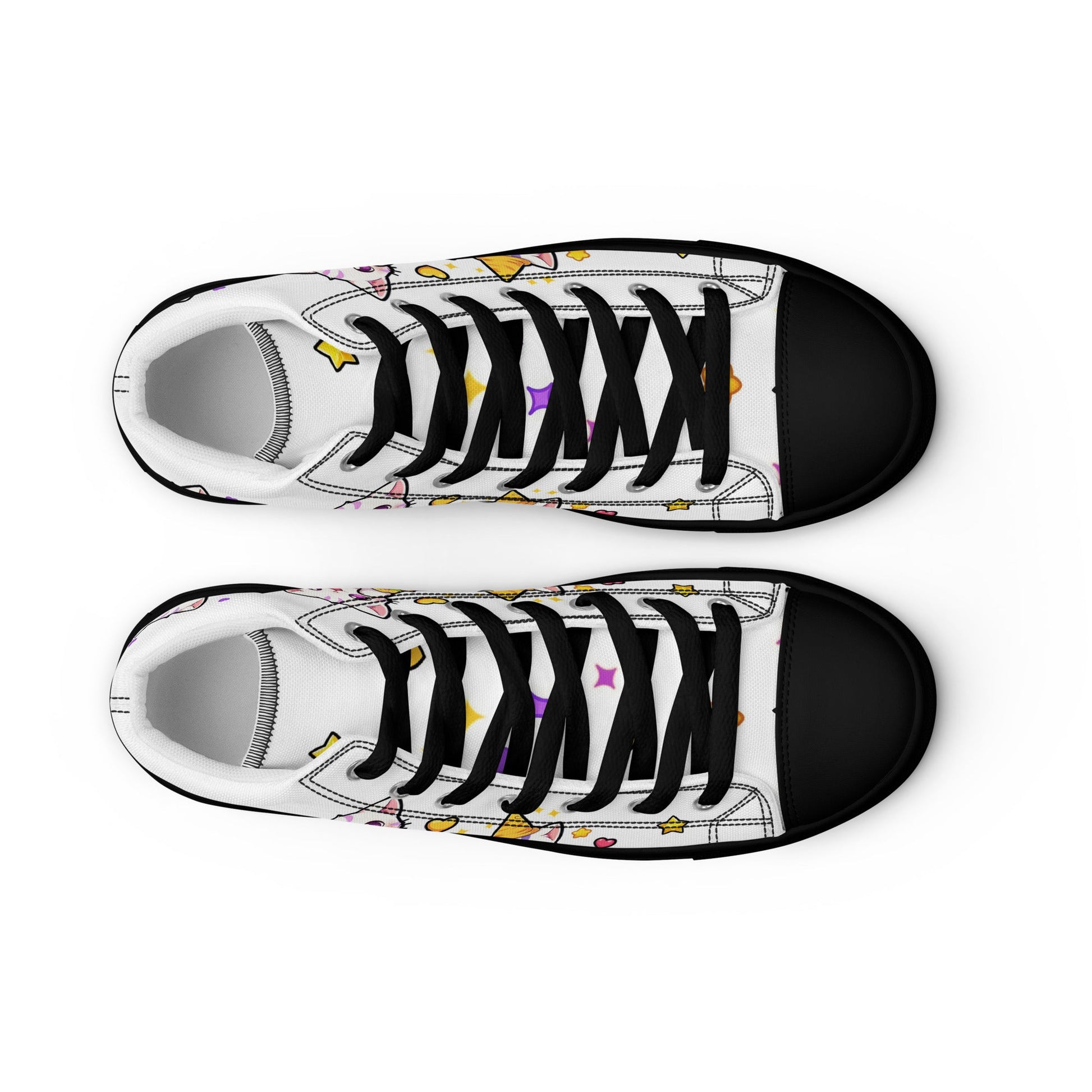 Unisex High top canvas shoes - Cute Cats - LucyKay store