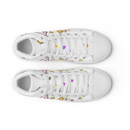 Unisex High top canvas shoes - Cute Cats - LucyKay store